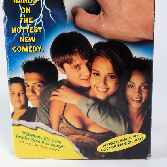 Idle Hands VHS 1999 Horror Jessica Alba Devon Sawa Promotional Copy RARE - Picture 2 of 11